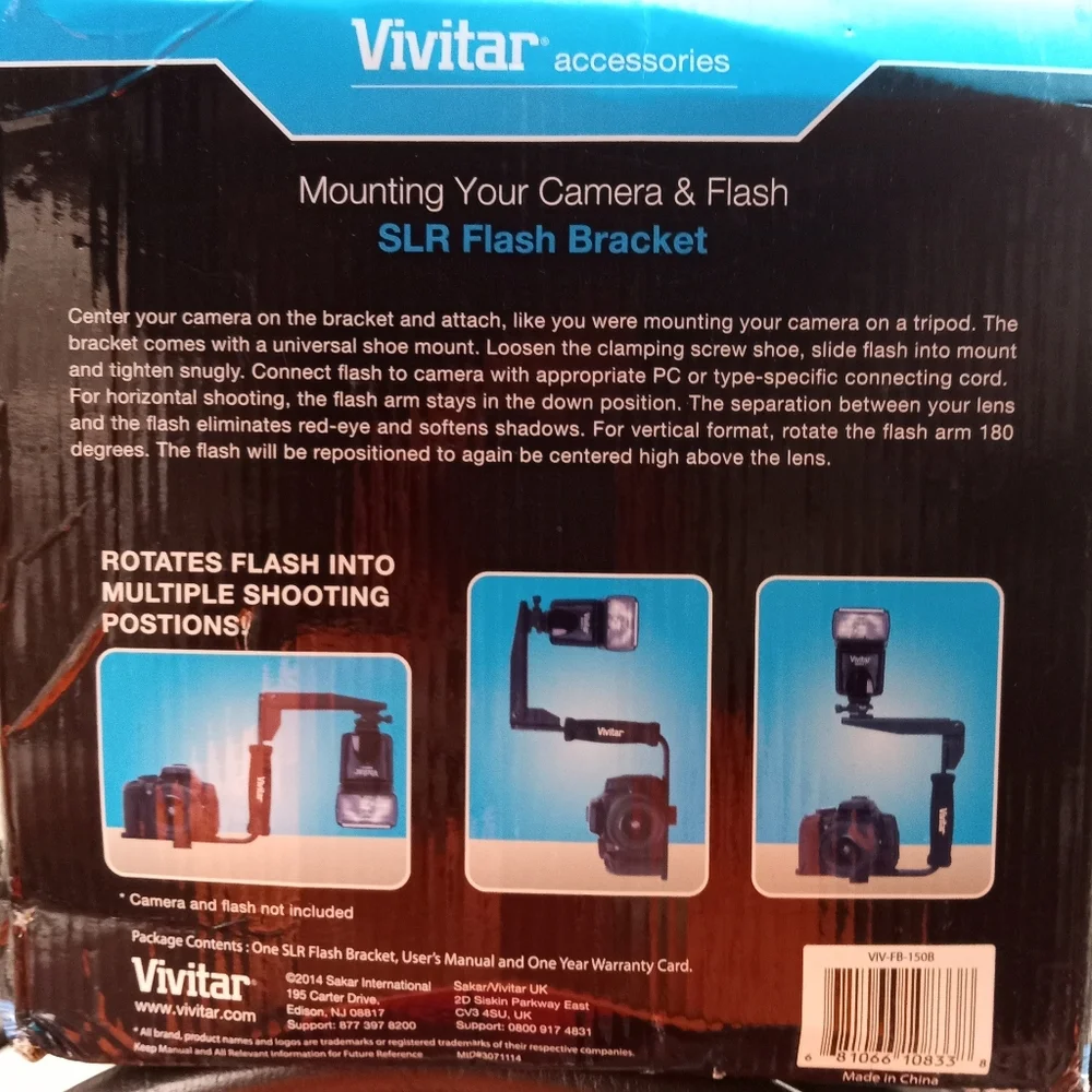 Vivitar SLR Flash Mounting Bracket
