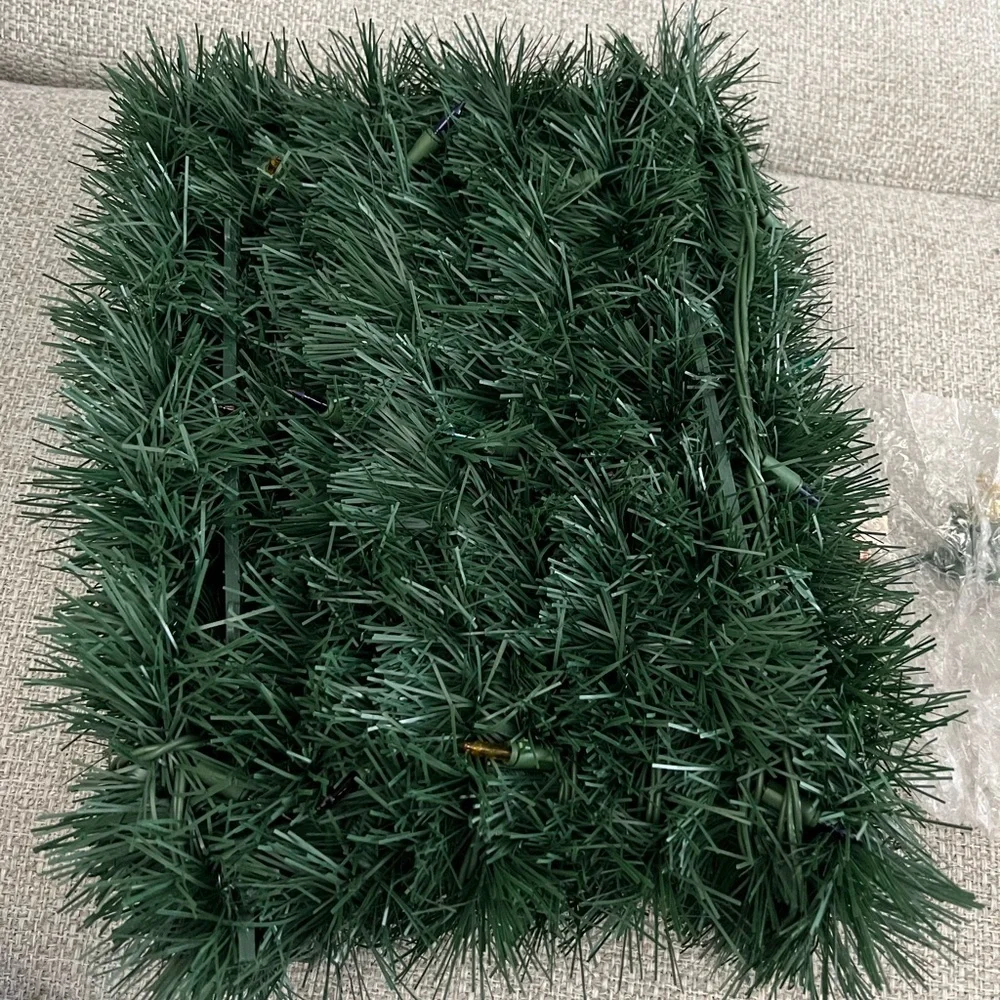 New in box Multi Color Garland 2 Pieces 36 Feet