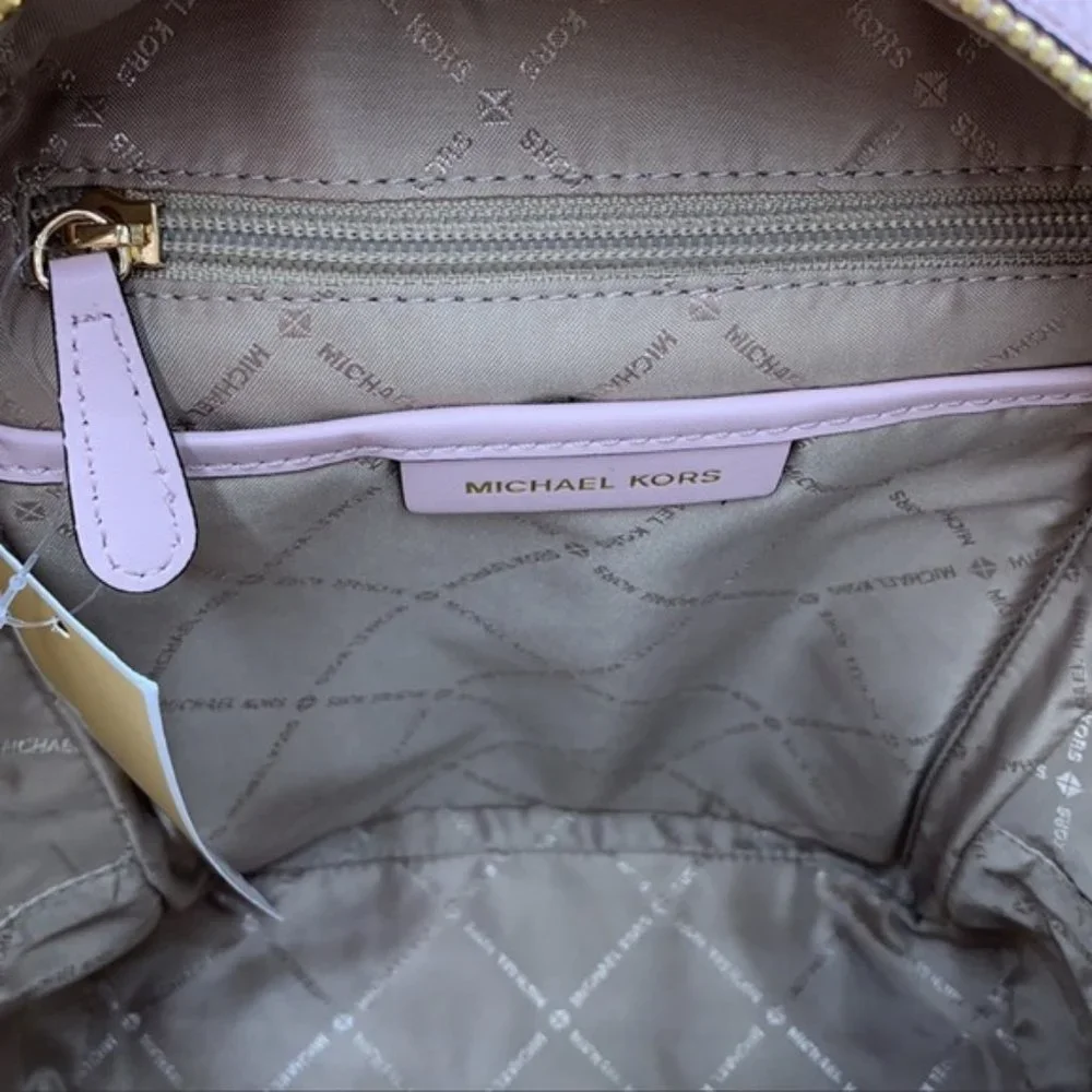 Michael Kors Adina Medium Backpack Leather Powder Blush