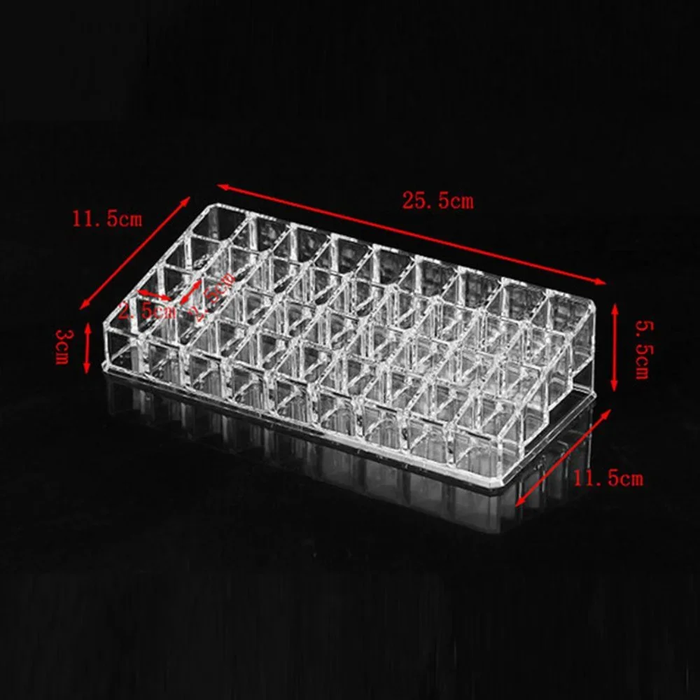 ASOS Clear Acrylic Makeup Lipstick Organizer - Fits 36