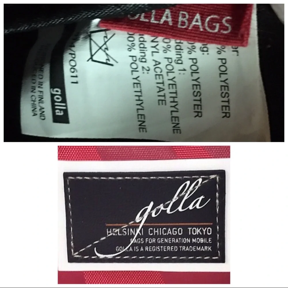 Golla NWOT Pink Padded Messenger Laptop Crossbody