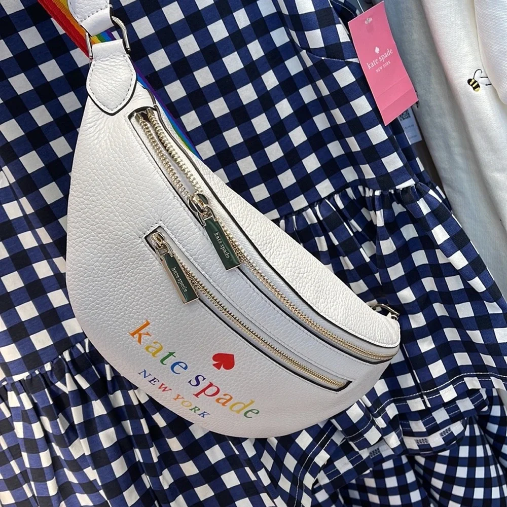 Kate Spade leila belt bag White Dove