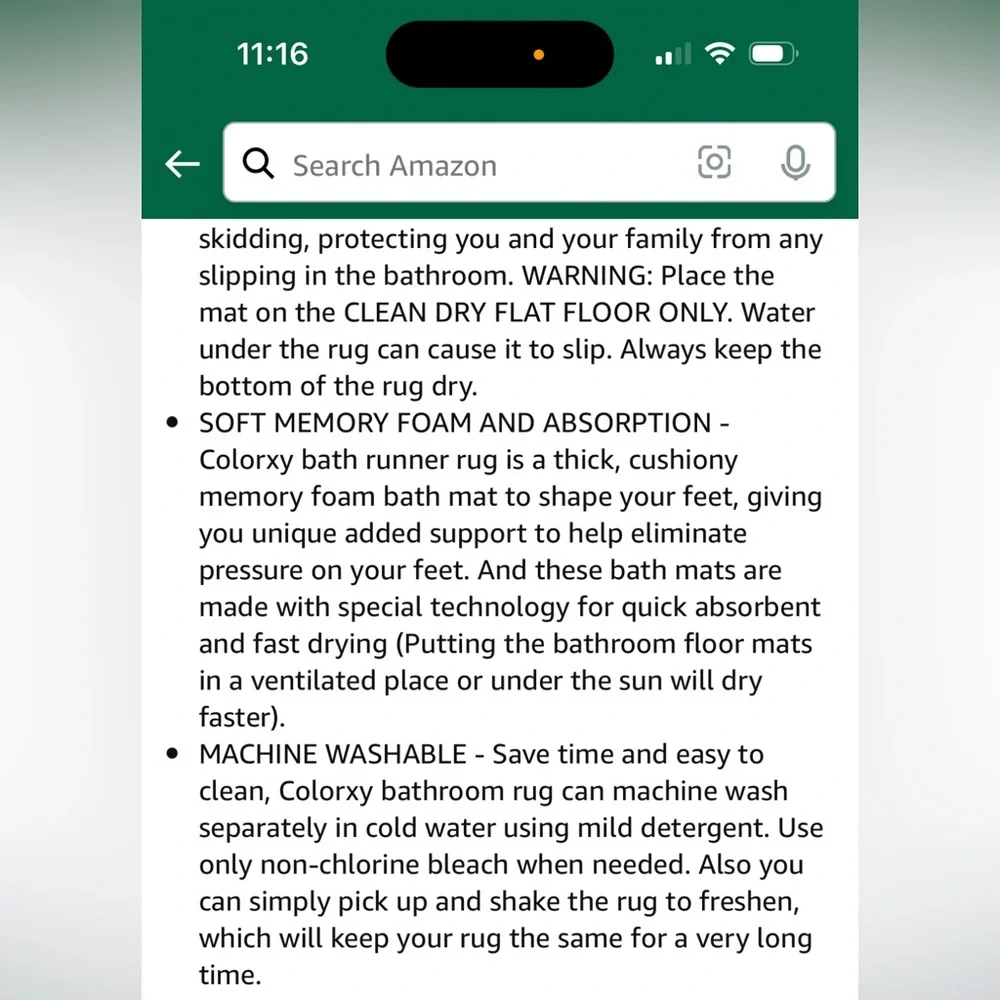 Colorxy memory foam