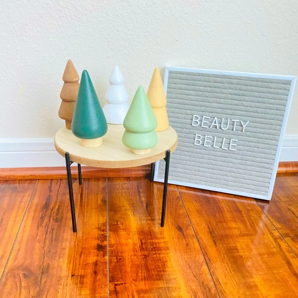 Target Christmas mini wooden trees set