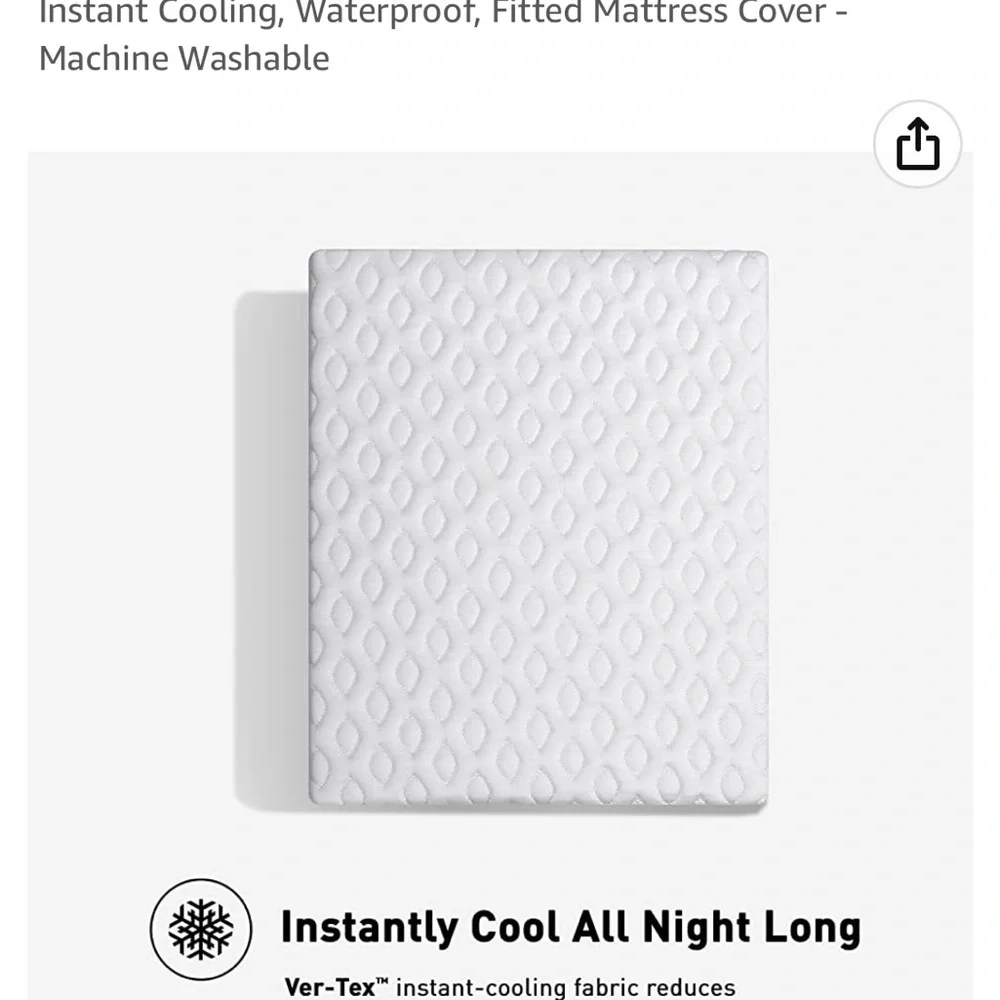 Bedgear brand mattress pad. King size. Brand new.