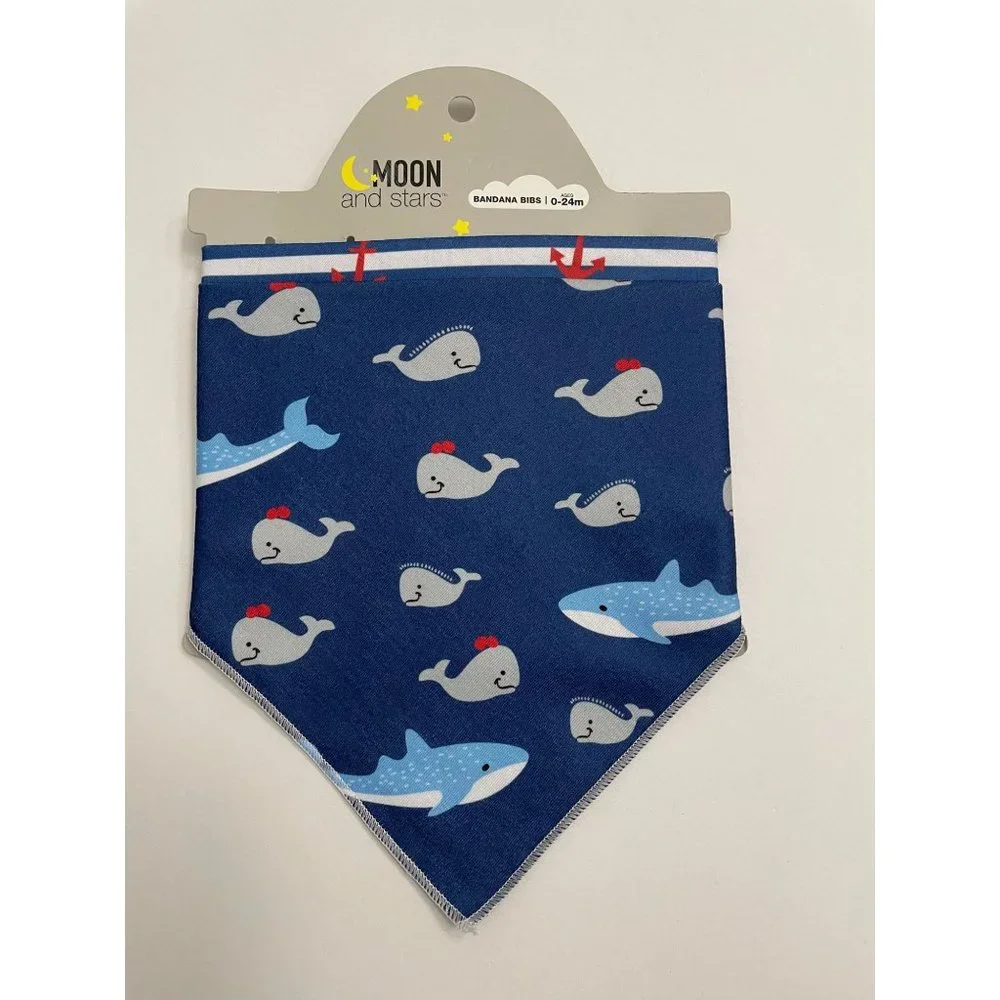 NWT- Set of 2 Bandana Baby Bibs
