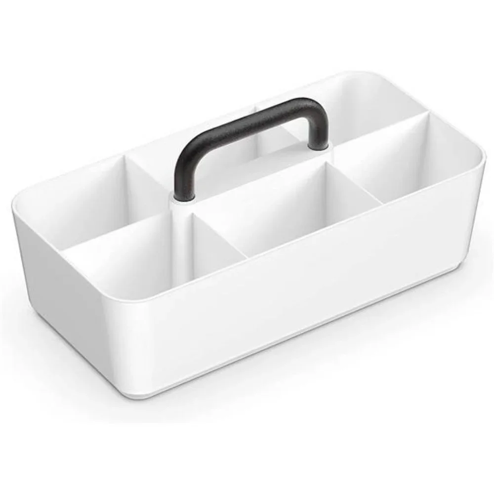 Plastic Portable Shower Caddy Divided Basket Bin Bath Storage Organizer Tote