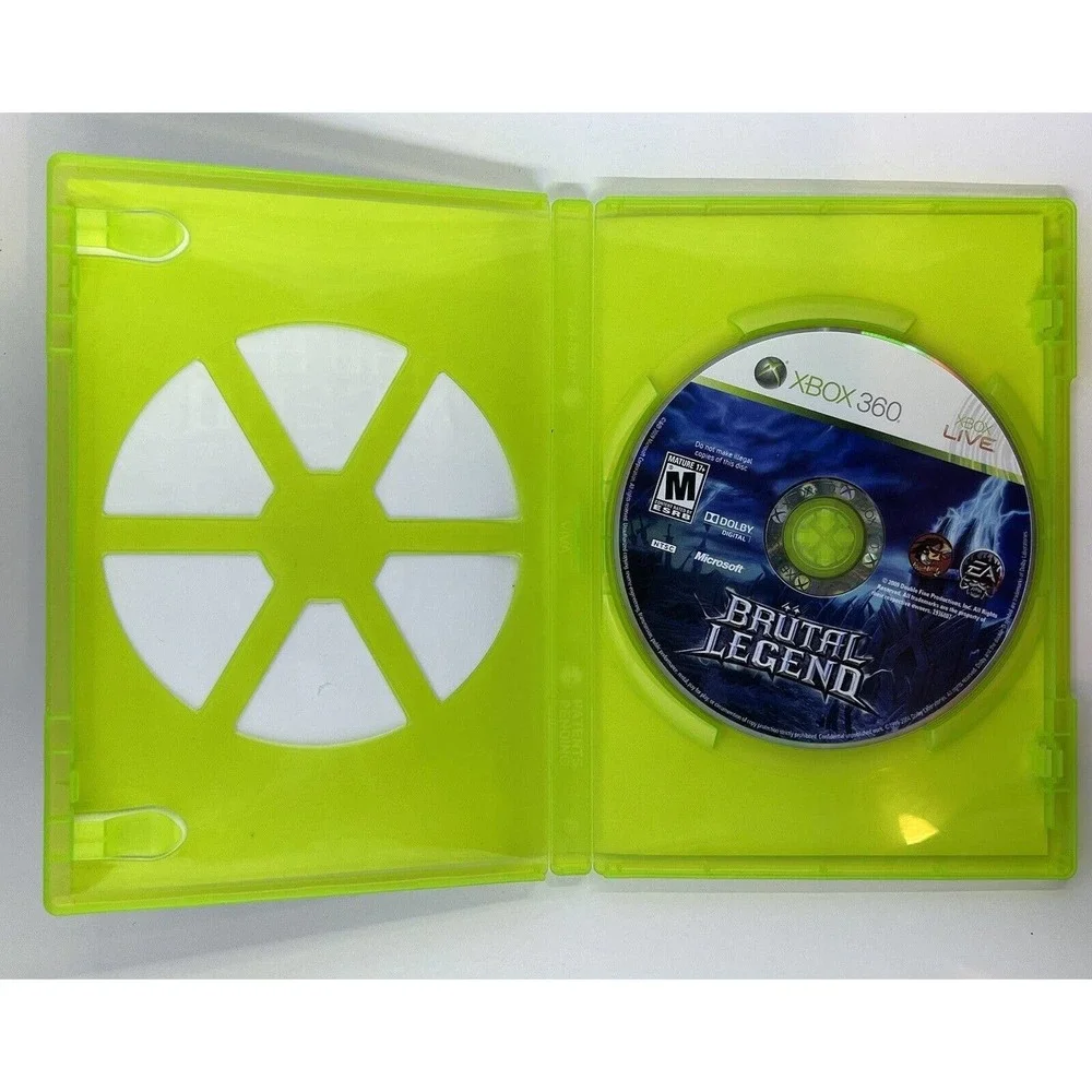 Xbox 360 Brutal Legend Microsoft Fast Ship Tested Working