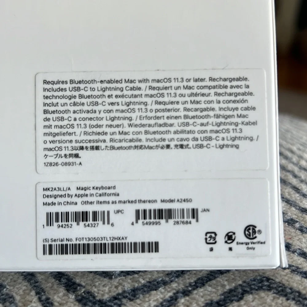 Apple magic keyboard