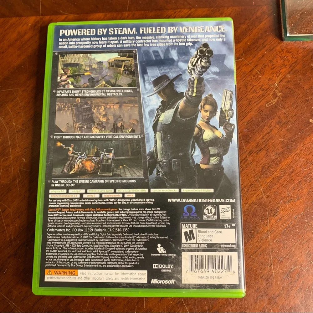 Xbox 360 damnation