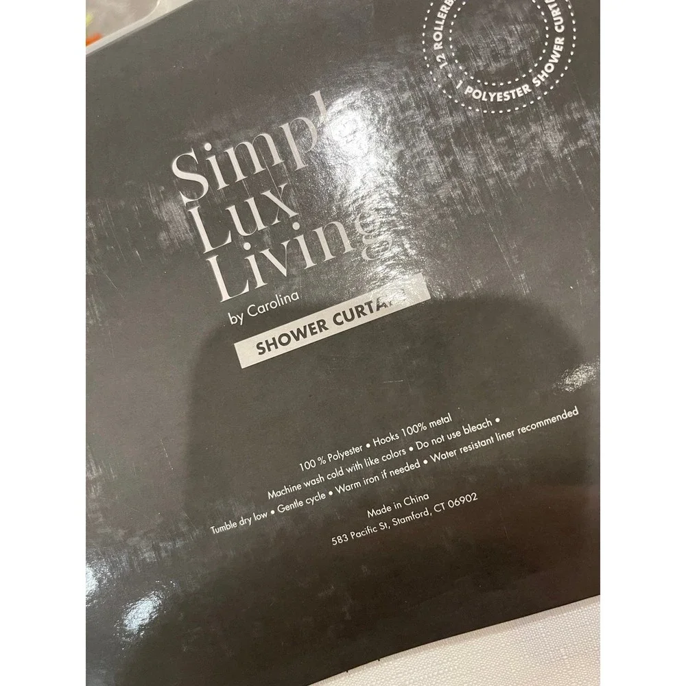 Simply Lux Living Ghost Shower Curtain