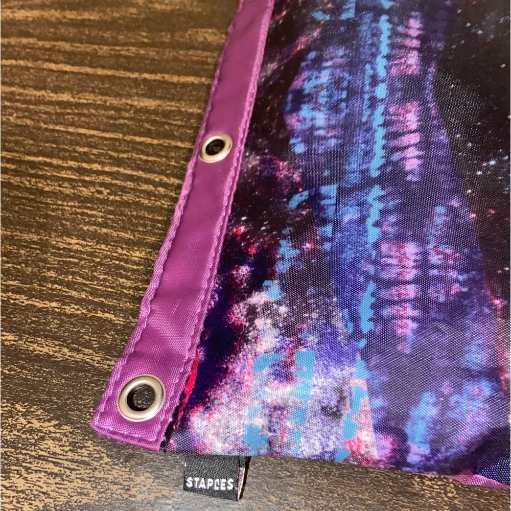 Staples Galaxy Space Stars Pencil Pouch