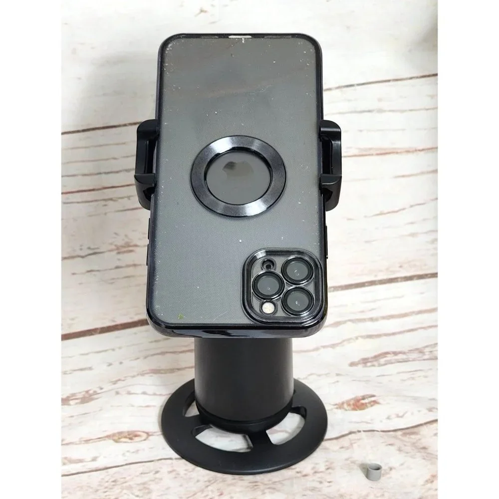 Universal Magic Snapshot: 360° Auto Face Tracking Selfie Tripod - ABS Black, No