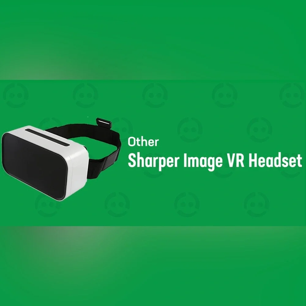 Like New One-Size Sharper Image VR Virtual Reality Headset Fits Most Cellphones