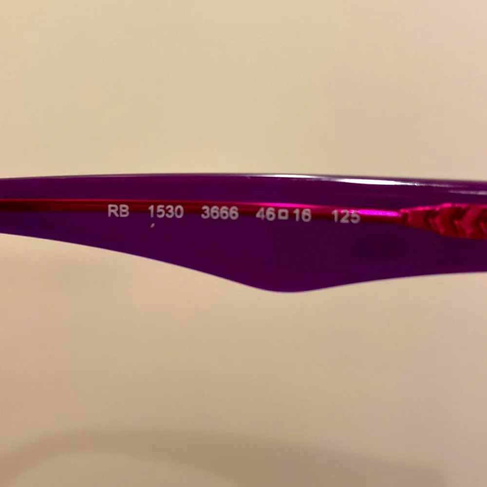 Ray Ban Wine Berry Purple Eyeglasses Frames (Kids)