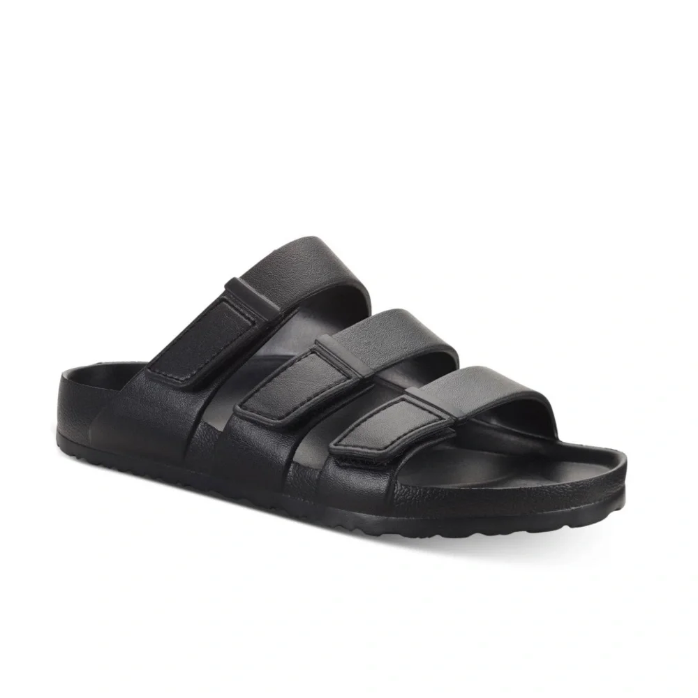 Sun + Stone Adjustable Strap Comfort Bowie Slip On Slide Sandals Size 8 NWT