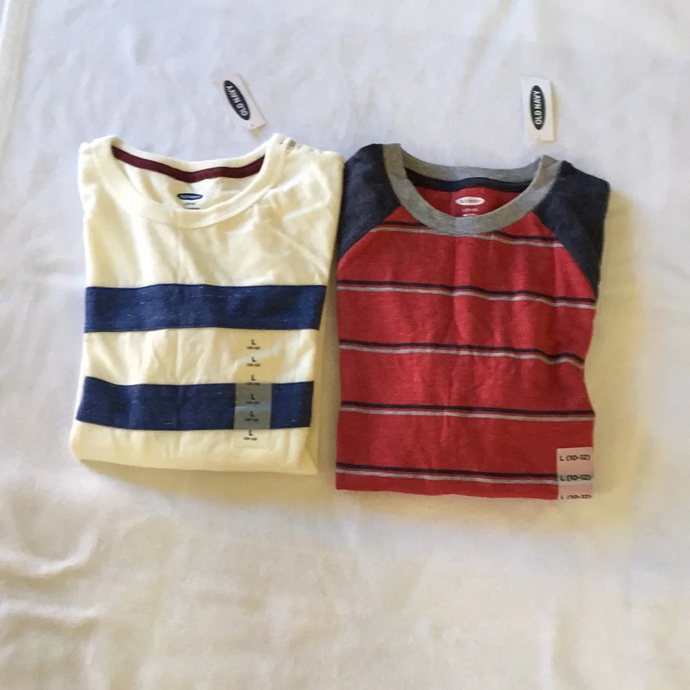 - -Set 2 piece - Old Navy Long Sleeve Shirts Set size L new