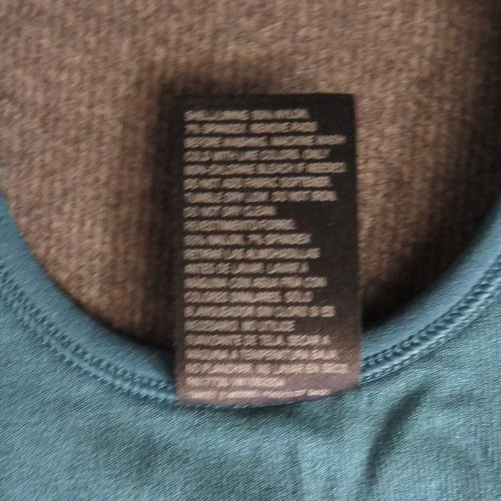 All In Motion Women's Seamless Zip Front Padded Sports Bra Teal Size XS