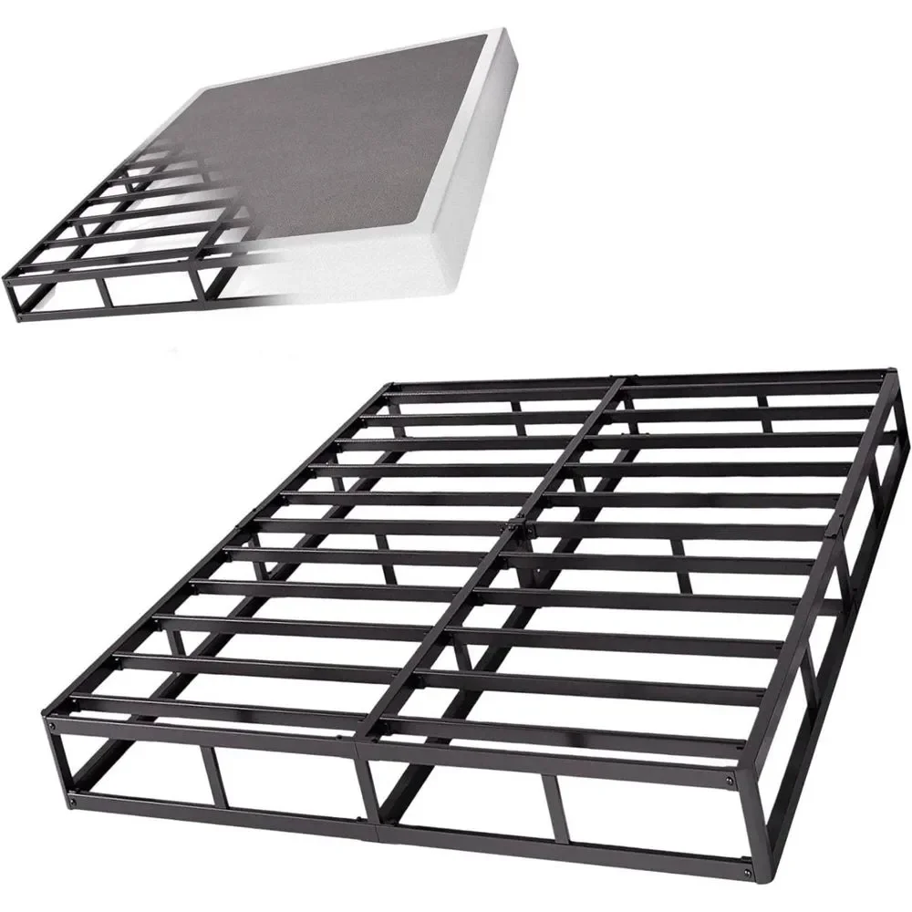 Aardhen 9 Inch High Profile California King Box Spring Strong Metal Frame