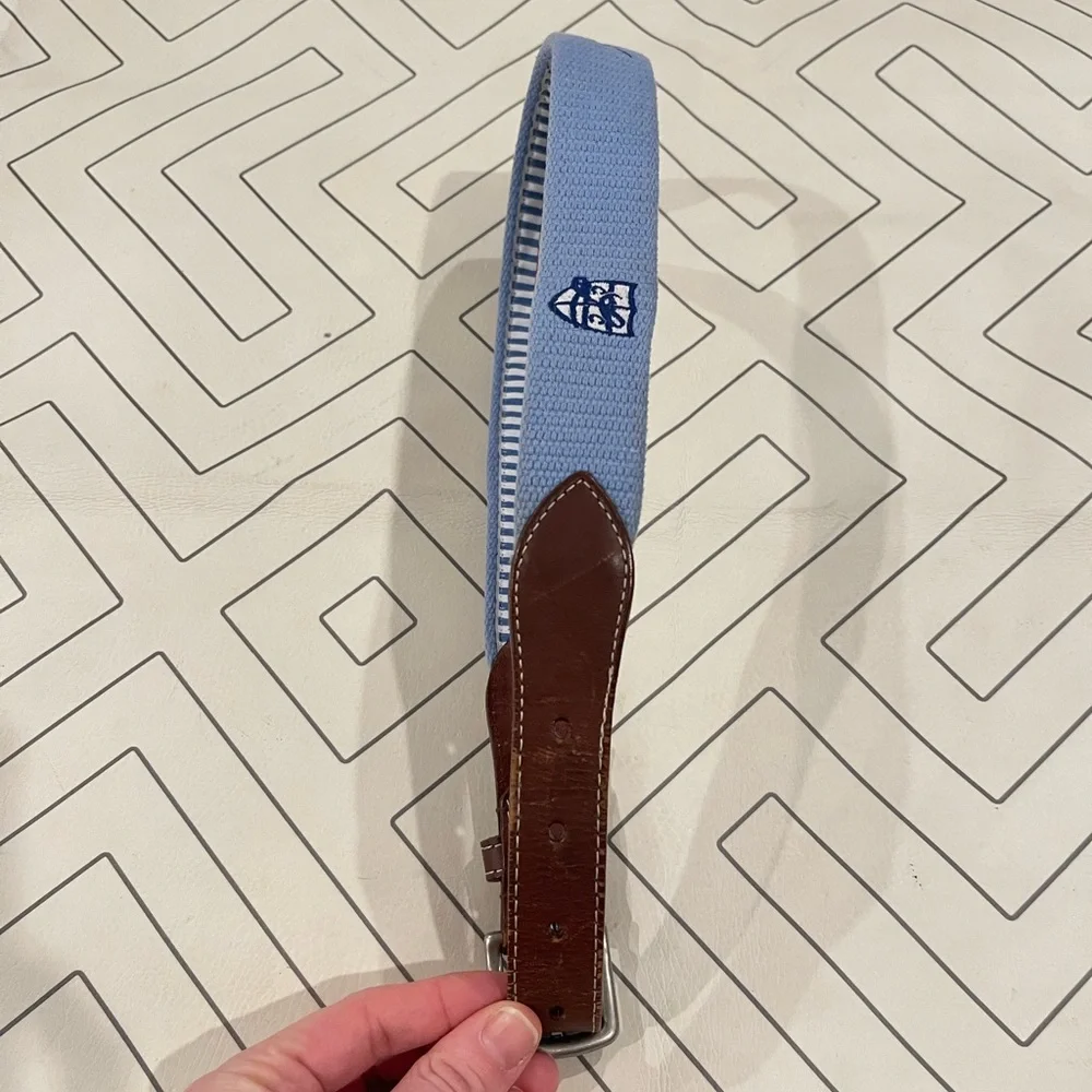 Peter Millar Lakeside Country Club Hand Stitched Belt