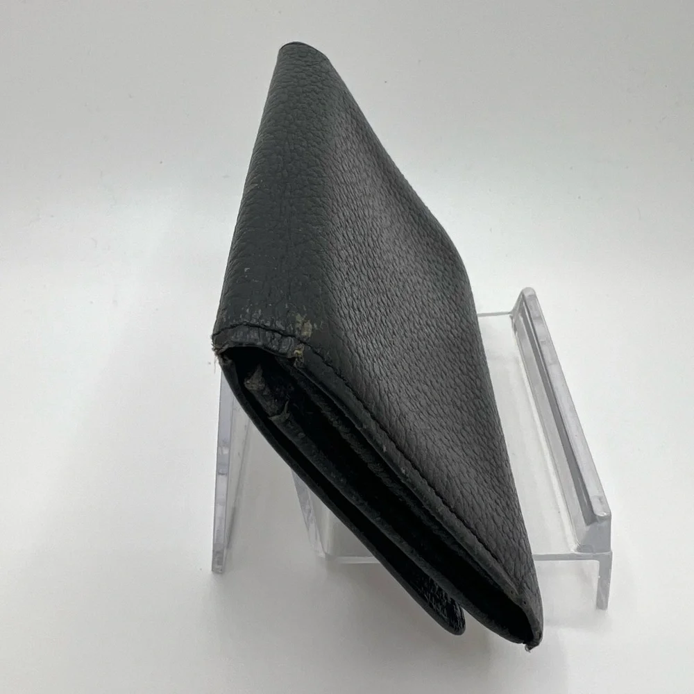 GUC Burberry Black Leather Card Holder