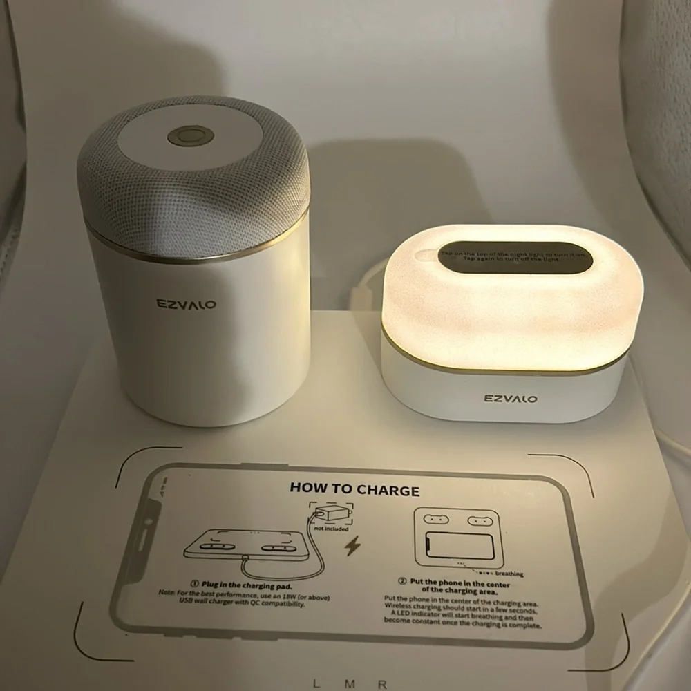 EZVALO Birthday Gifts for Women, 3 in 1 Charger Station with Wireless Phone Char