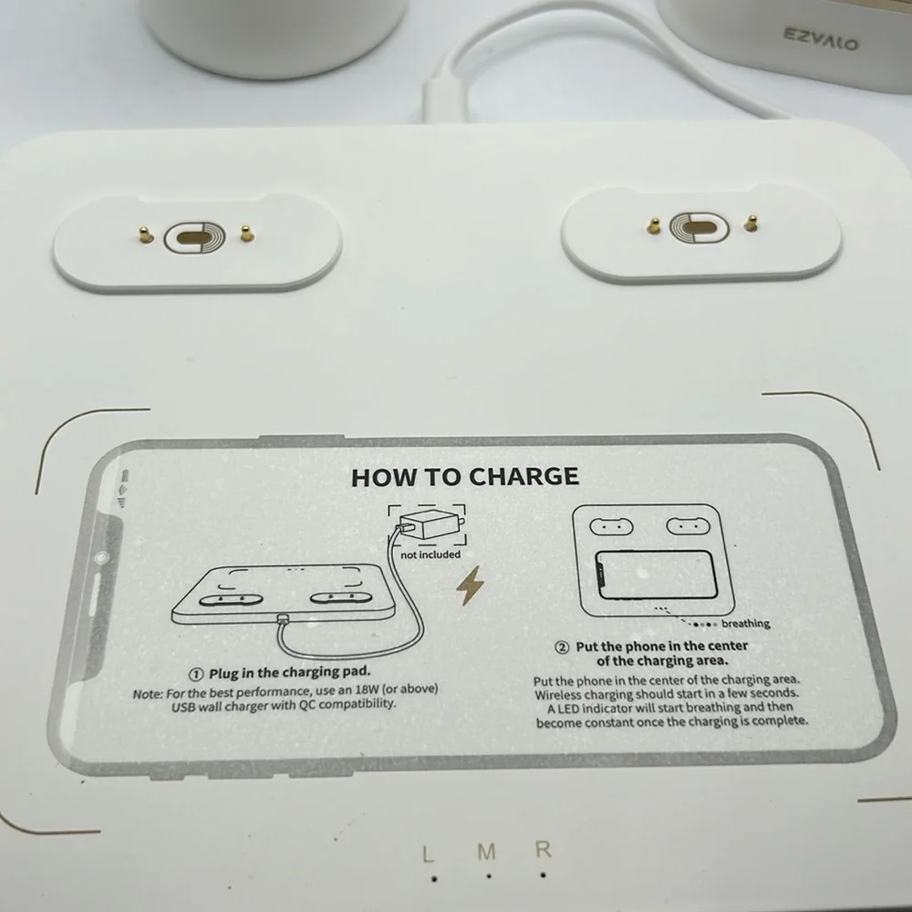 EZVALO Birthday Gifts for Women, 3 in 1 Charger Station with Wireless Phone Char