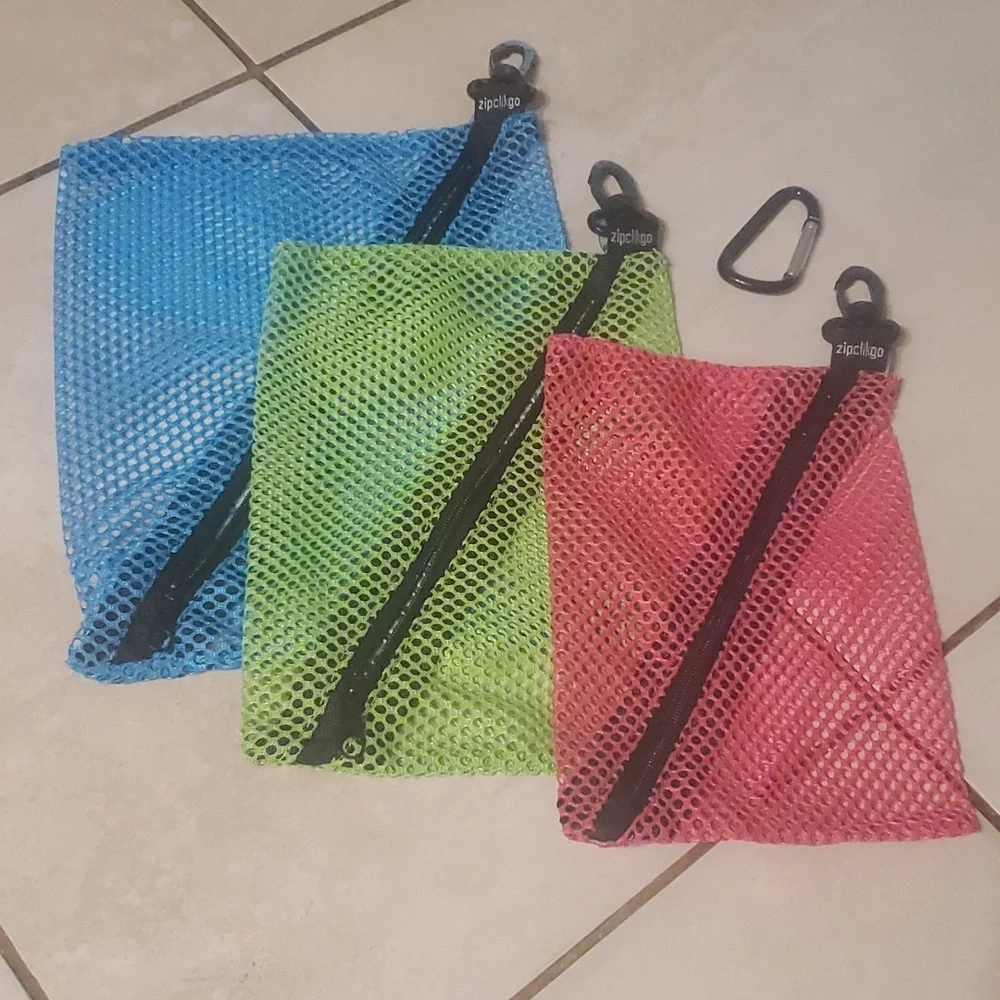 Zipclikgo Mesh Bags 3 Pack NWOT