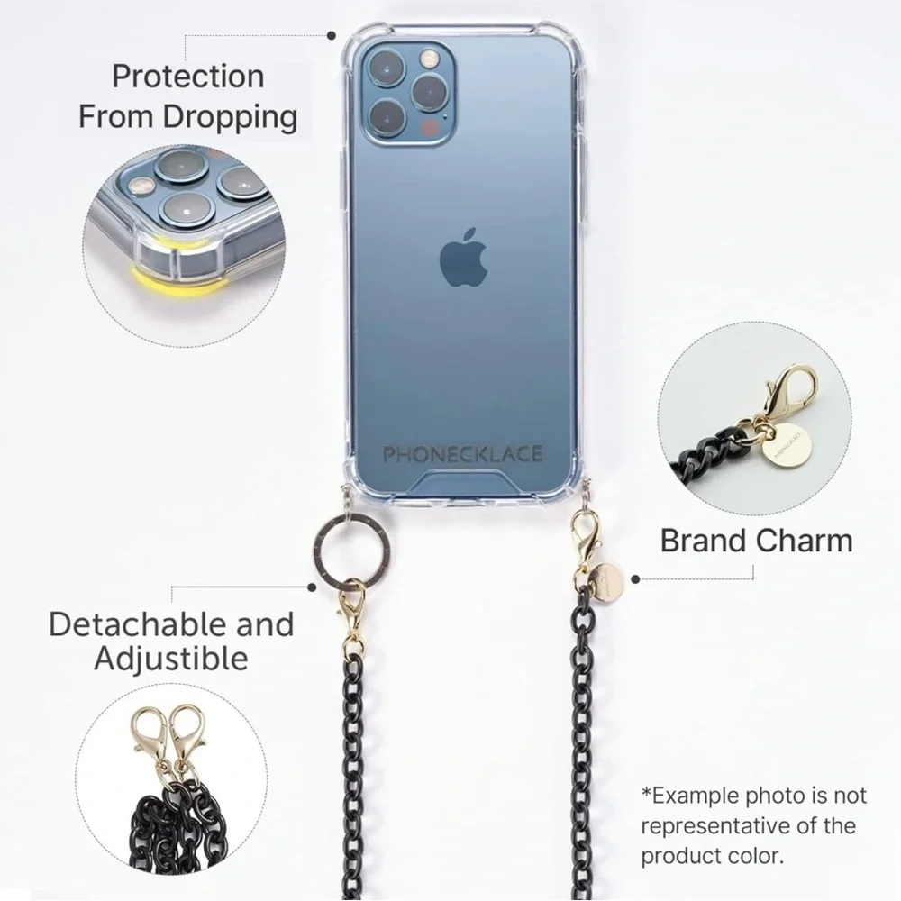 iPhone 12 Pro Max Crossbody Phone Case with Adjustible Chain Strap