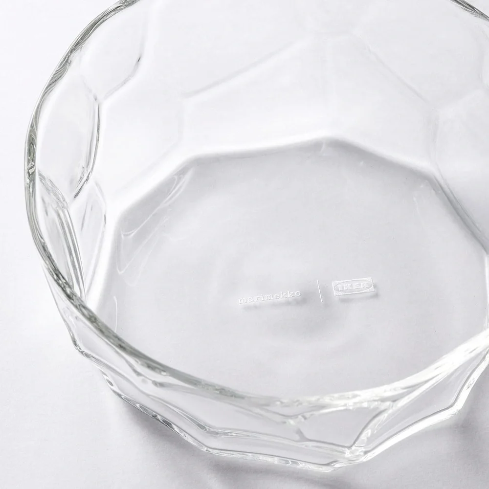 IKEA x Marimekko BASTUA Bowl 5” Borosilicate Glass 105.426.29