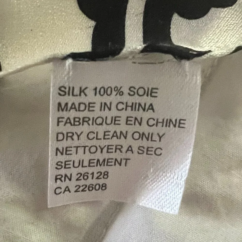 N/A black silk
