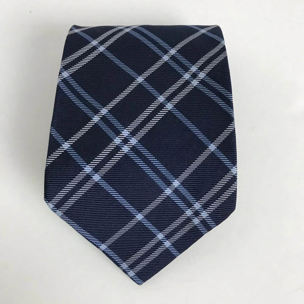 Tommy Hilfiger Blue Striped Silk Ties Bundle of 2 Mens Office Academia Preppy