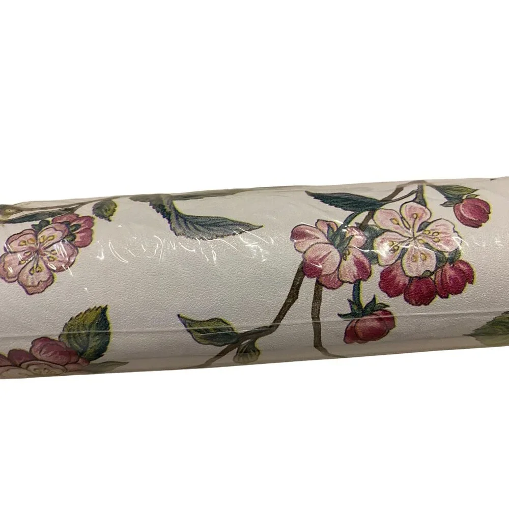 Imperial Wallpaper Rolls Set of 2 NEW Sealed Floral Vinyl