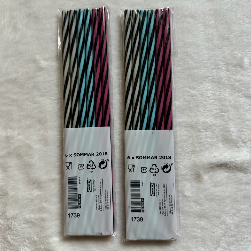 IKEA Hard Plastic Drinking Straw