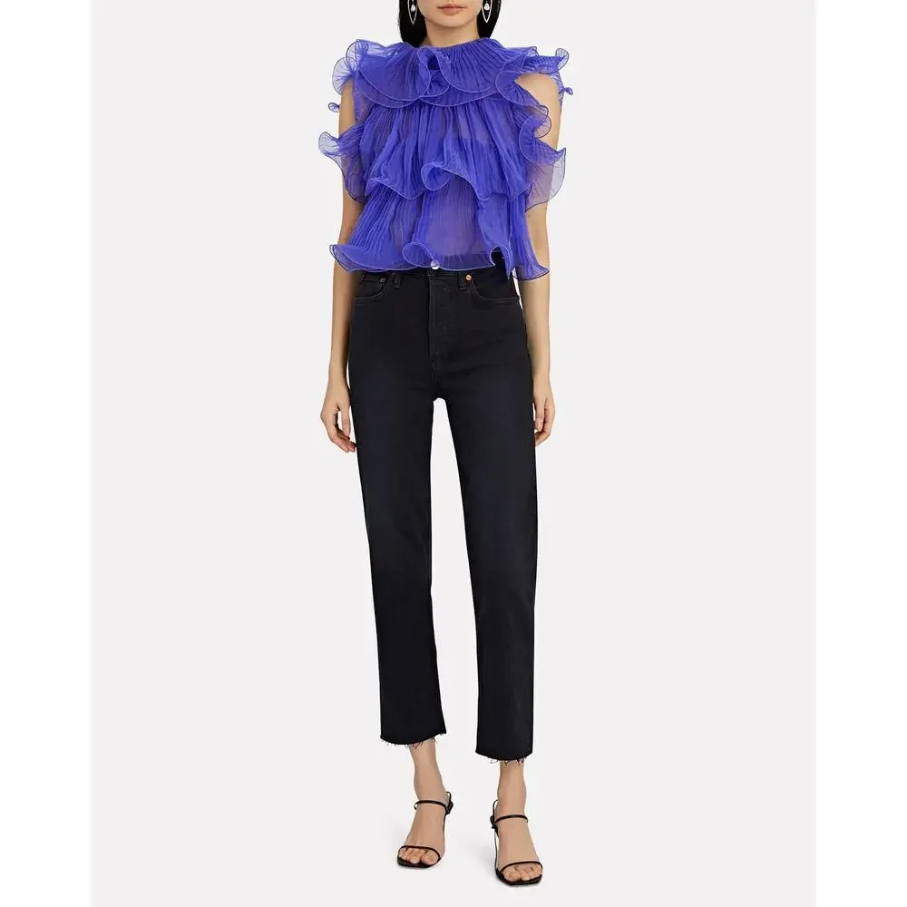 RE/DONE 70s High-Rise Stove Pipe Jeans