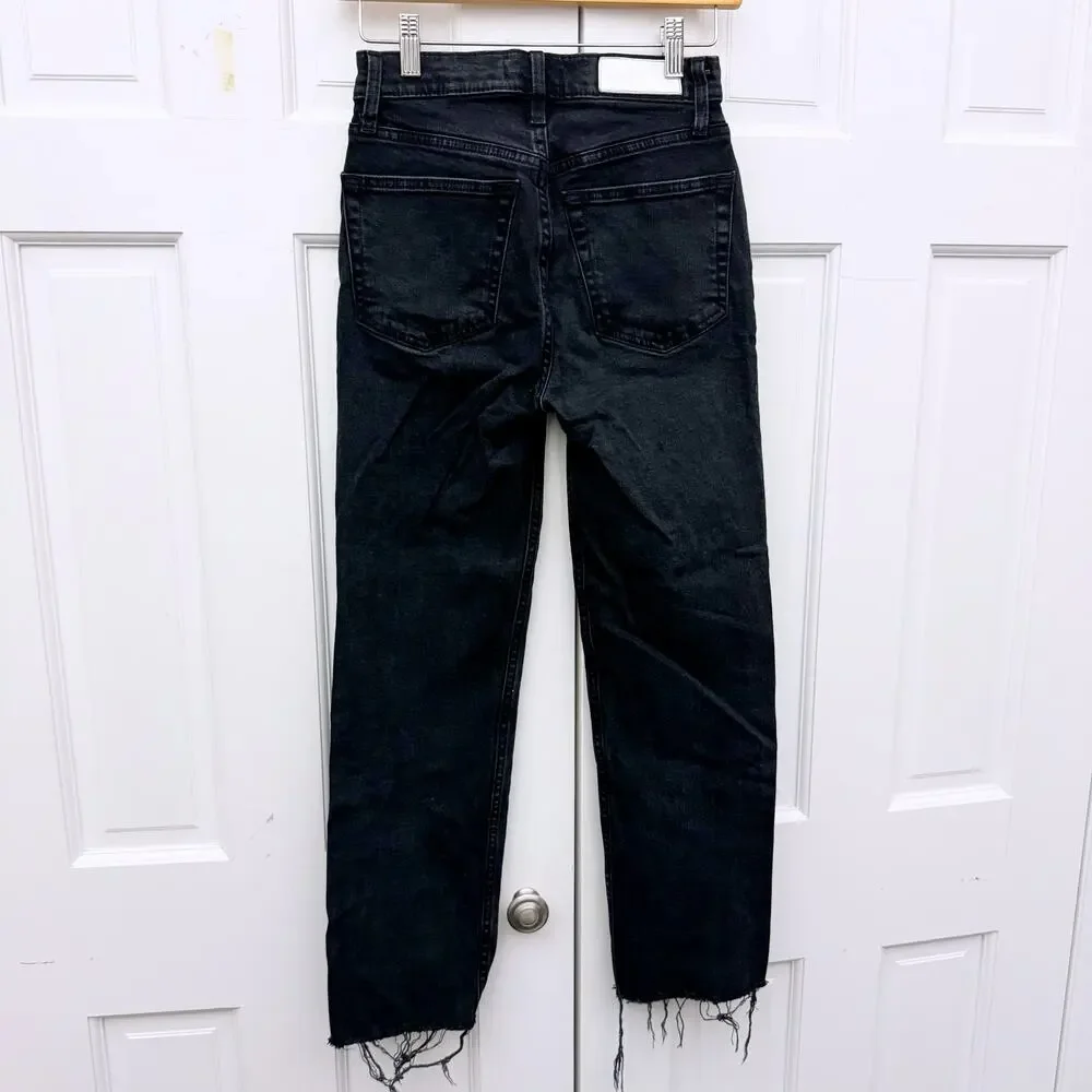 RE/DONE 70s High-Rise Stove Pipe Jeans