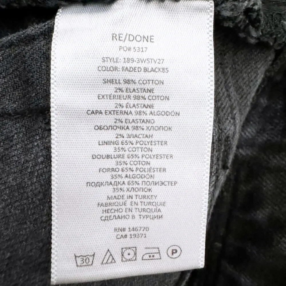 RE/DONE 70s High-Rise Stove Pipe Jeans