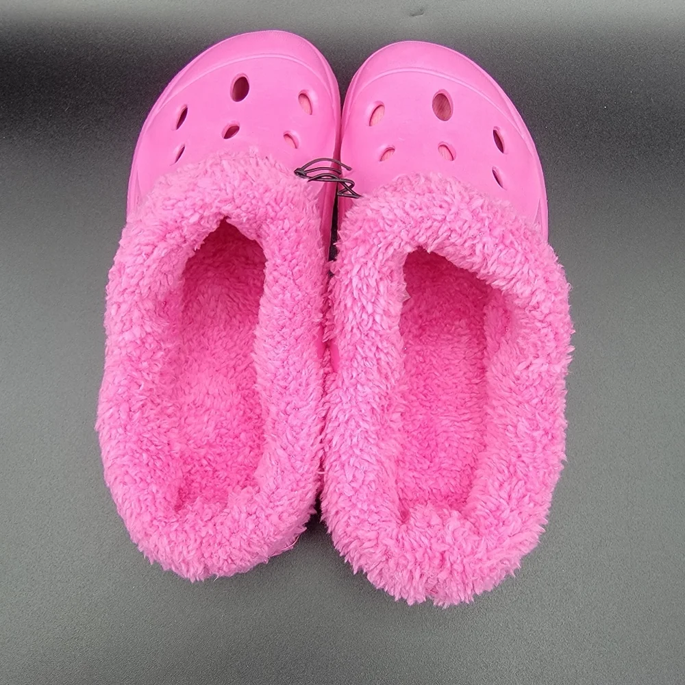 Bobbie Brooks Girl's Lined Clogs Size 2/3 Pink Big Girls Grade School Kids New
