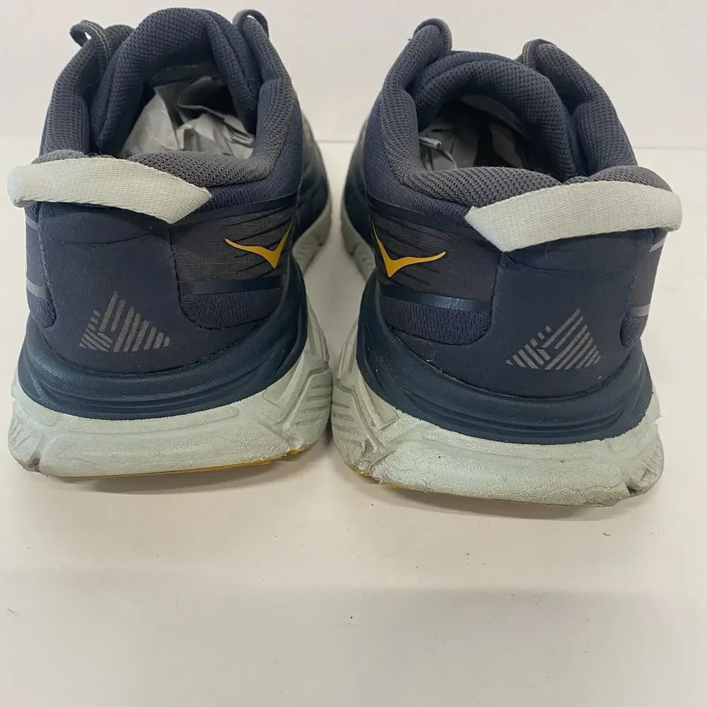 Hoka One One Stinson ATR 6 Men Size 8.5 Blue Athletic Running Shoes 3658
