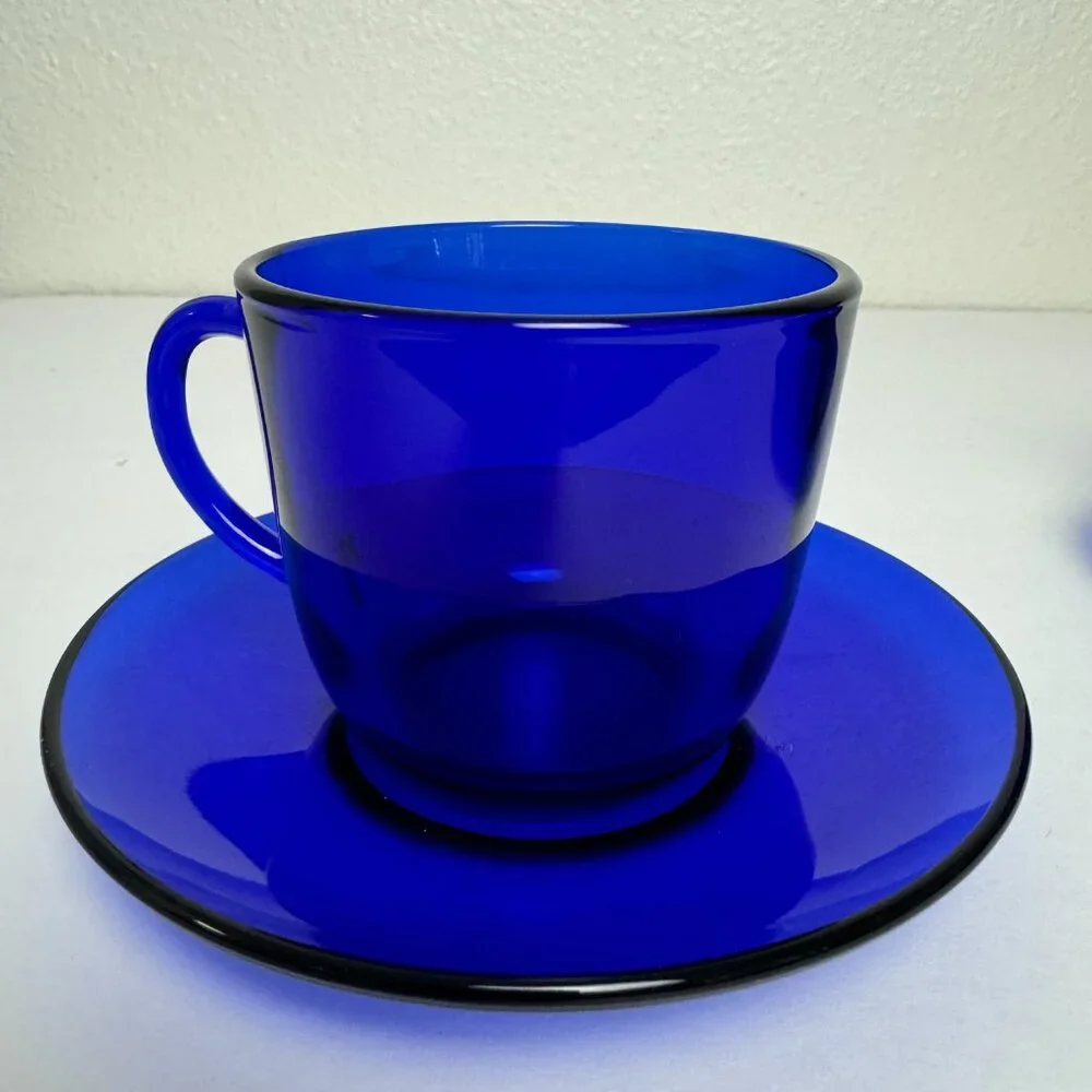 Vintage set cobalt