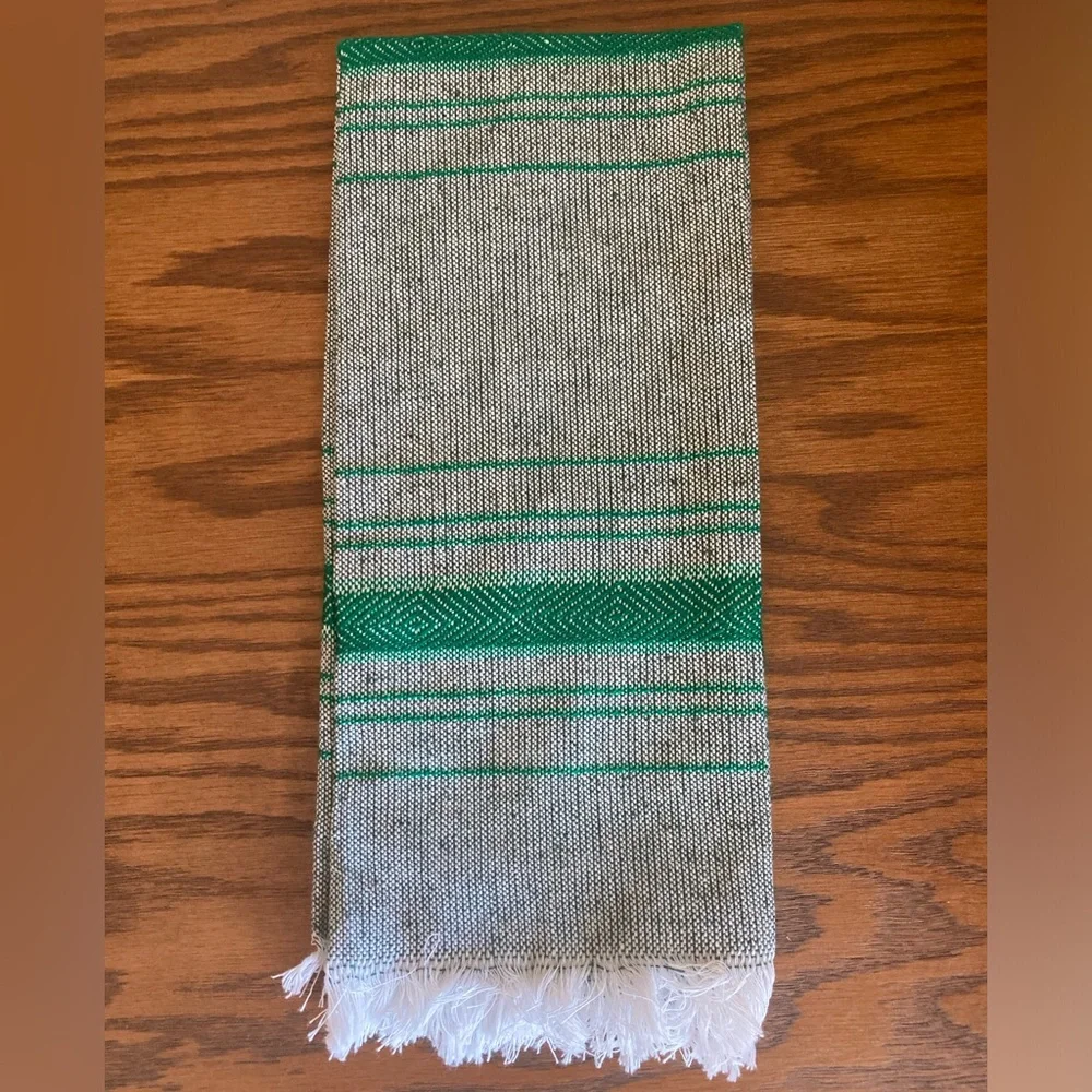 3/$20 Artisan Woven Mexican Tea Towel, Hand Towel, Boho Chic, Kitchen, Serape