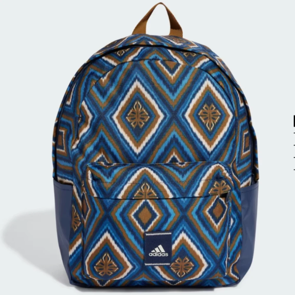 NWT FARM Rio Adidas Collaboration Backpack Abstract Geometric Print Colorful Bag