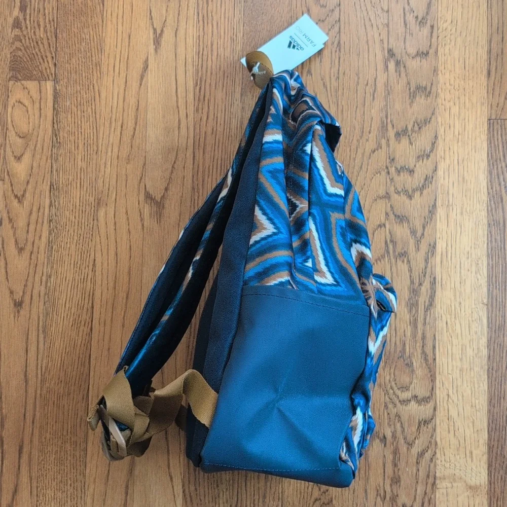 NWT FARM Rio Adidas Collaboration Backpack Abstract Geometric Print Colorful Bag