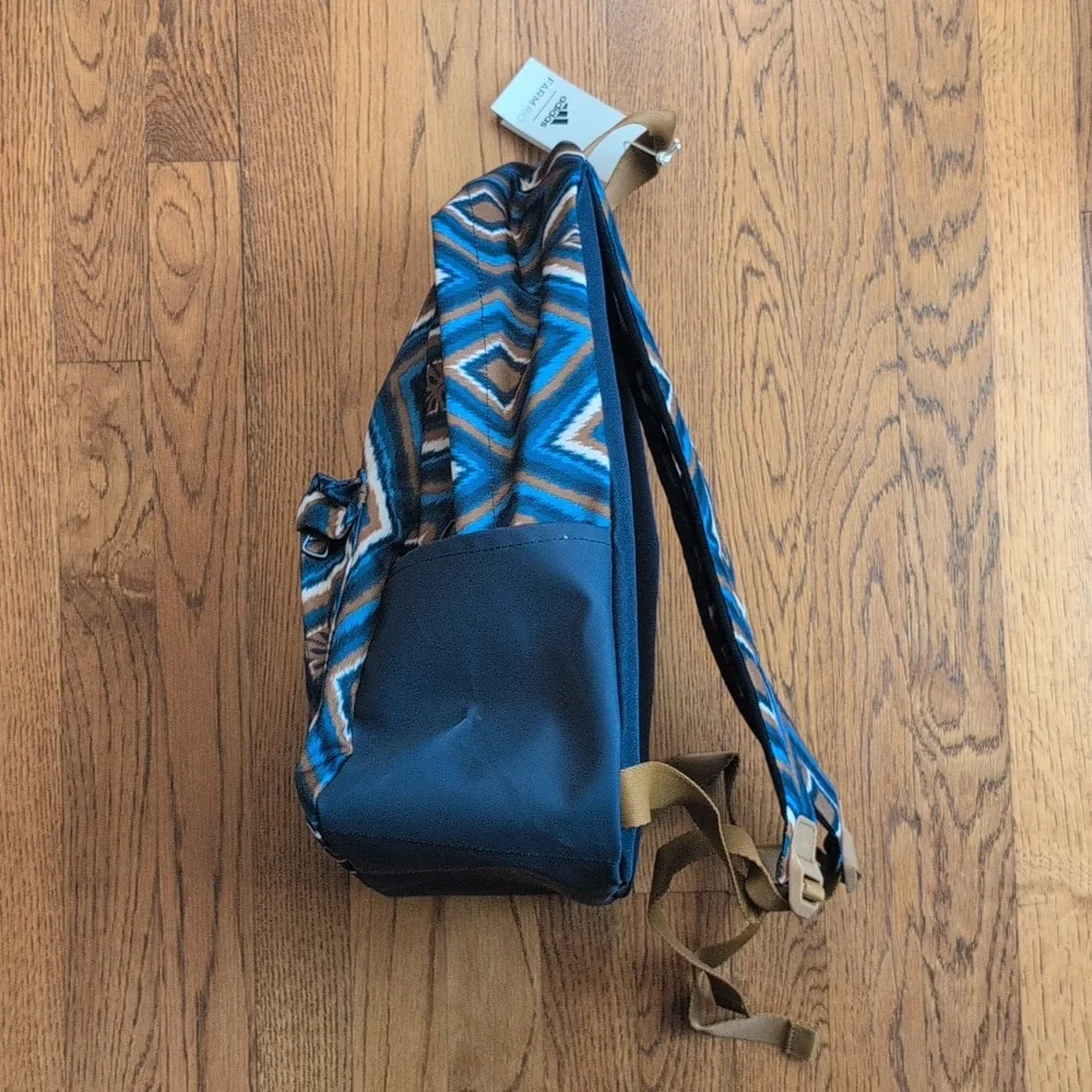 NWT FARM Rio Adidas Collaboration Backpack Abstract Geometric Print Colorful Bag