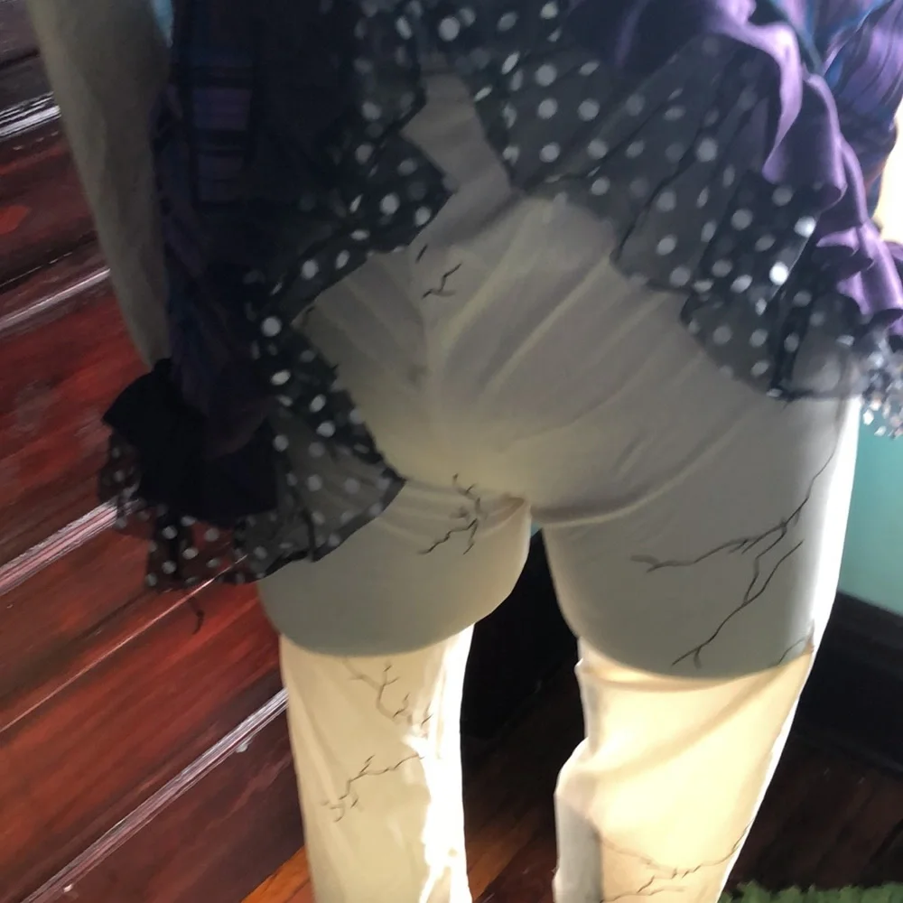 California Costumes tween size large(10) Broken Doll Dress with White leggings