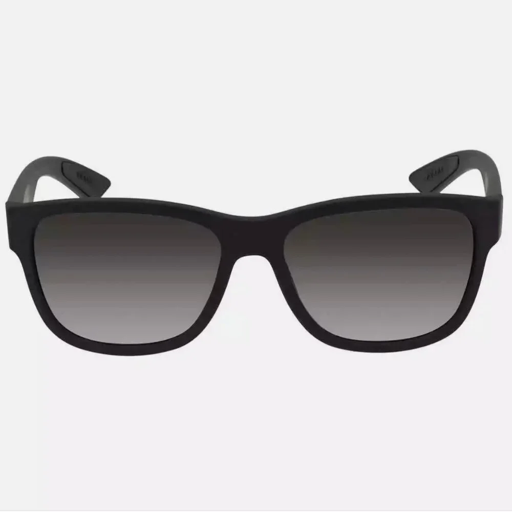 Prada Men's Grey Gradient Rectangular Sunglasses