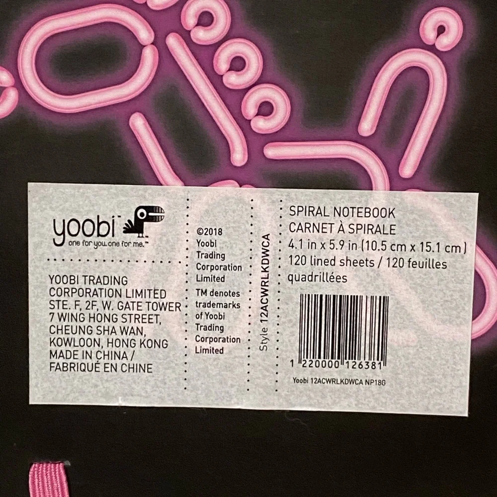 Yoobi unicorn notebook