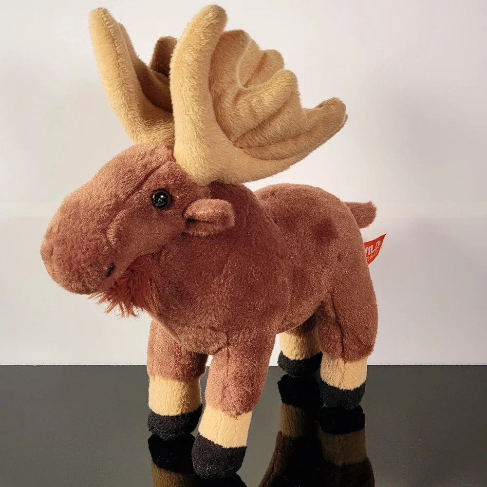 Realistic Moose‎ Plush Cuddlekins Stuffed Animal Brown 10 Inch by Wild Republic