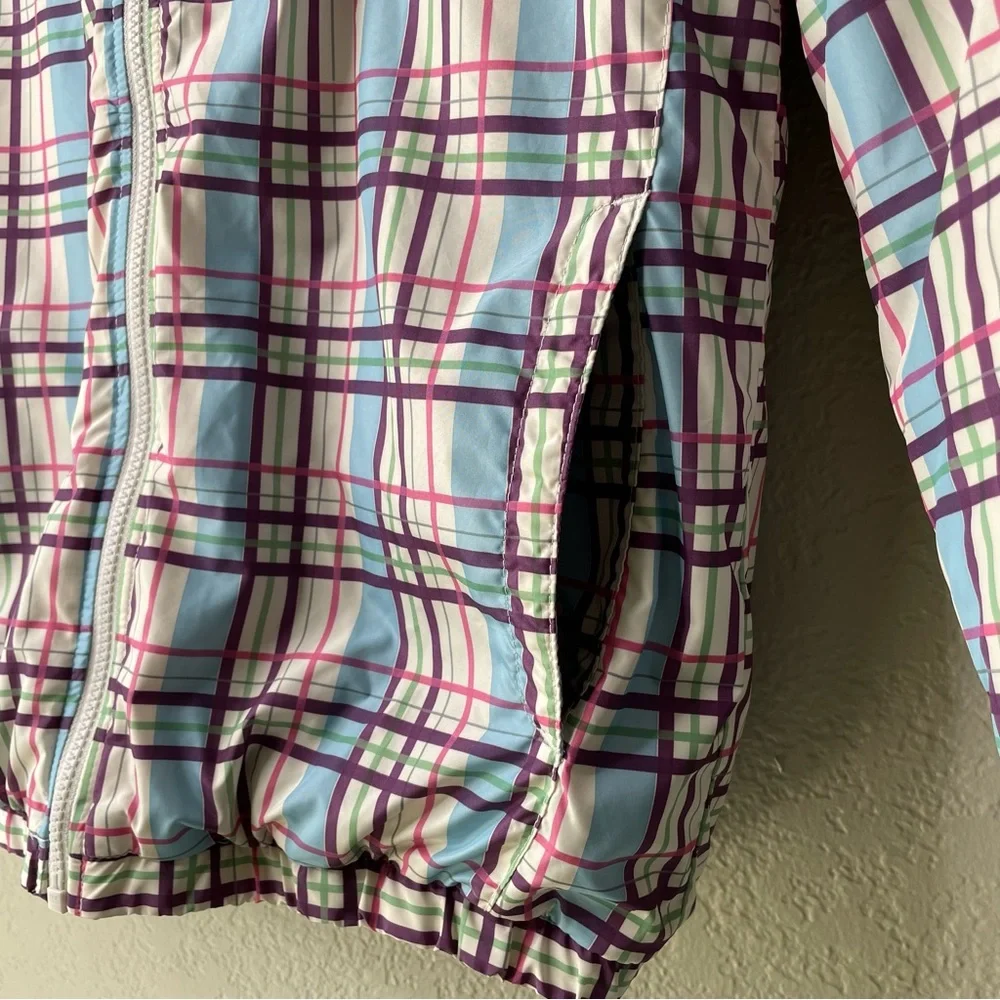 The North Face Girls Plaid Puffer Jacket Size XL
