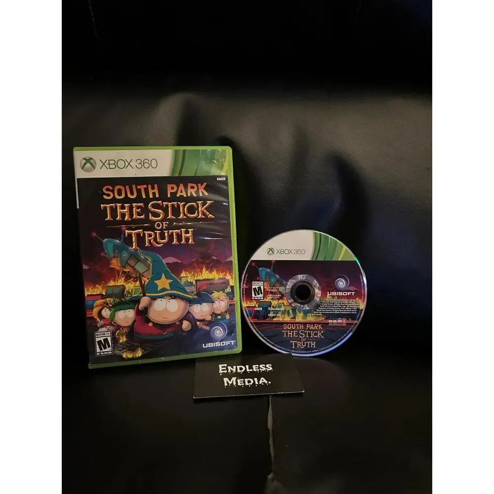 South Park: The Stick of Truth Microsoft Xbox 360 Item and Box Video Game